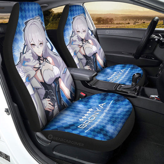 Bronya Car Seat Covers Custom Honkai Star Rail Car Accessories - Gearcarcover - 2