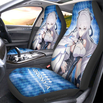 Bronya Car Seat Covers Custom Honkai Star Rail Car Accessories - Gearcarcover - 1
