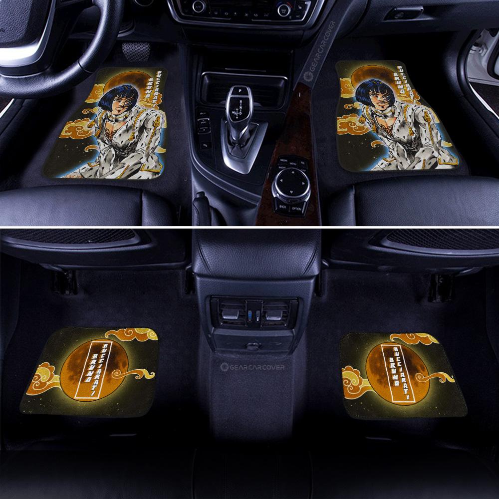 Bruno Bucciarati Car Floor Mats Custom Bizarre Adventure - Gearcarcover - 3