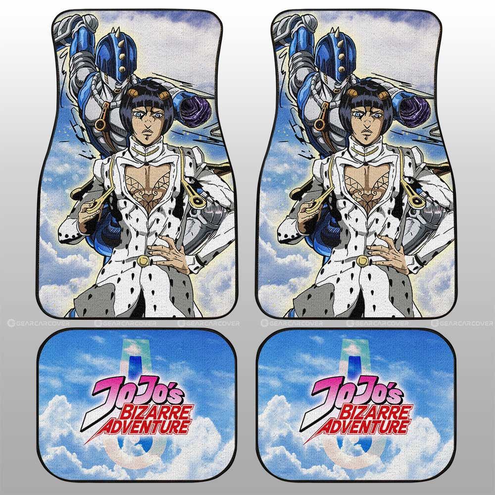 Bruno Bucciarati Car Floor Mats Custom Bizarre Adventures - Gearcarcover - 1