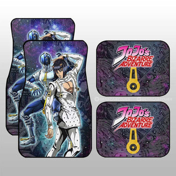 Bruno Bucciarati Car Floor Mats Custom Galaxy Manga JJBA - Gearcarcover - 1