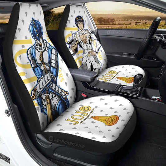 Bruno Bucciarati Car Seat Covers Custom Bizarre Adventure Car Accessories - Gearcarcover - 1