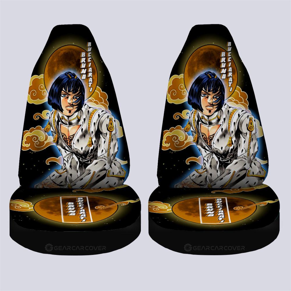 Bruno Bucciarati Car Seat Covers Custom Bizarre Adventure - Gearcarcover - 4