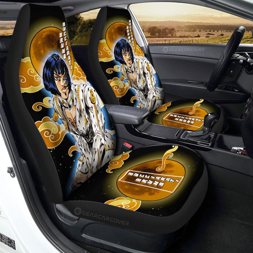 Bruno Bucciarati Car Seat Covers Custom Bizarre Adventure - Gearcarcover - 1