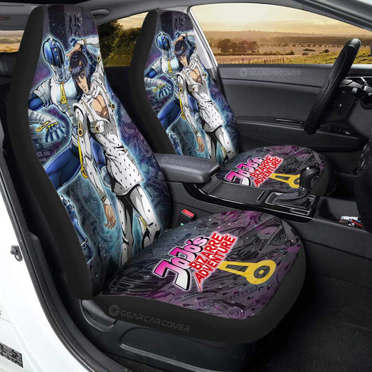 Bruno Bucciarati Car Seat Covers Custom Galaxy Manga JJBA - Gearcarcover - 1