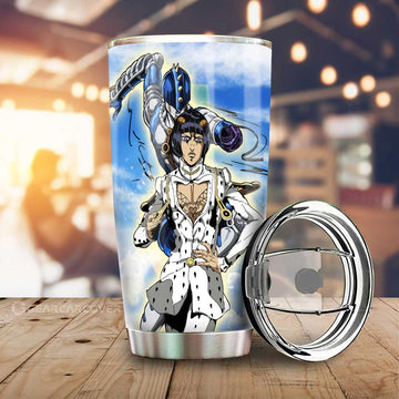 Bruno Bucciarati Tumbler Cup Custom Bizarre Adventures - Gearcarcover - 1