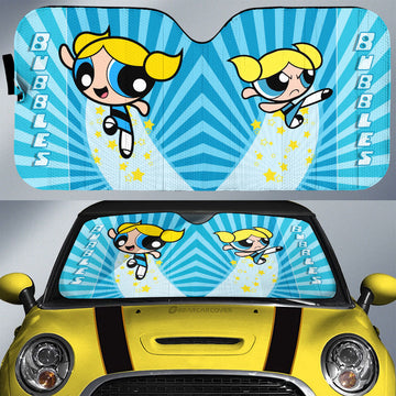 Bubbles The Powerpuff Girls Car Sunshade Custom Car Accessories - Gearcarcover - 1