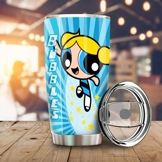 Bubbles The Powerpuff Girls Tumbler Cup Custom Car Accessories - Gearcarcover - 2
