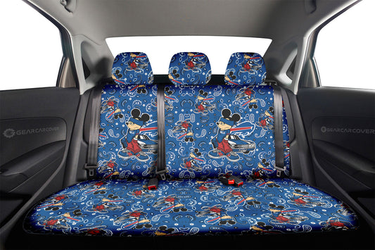 Buffalo Bills Car Back Seat Covers Cartoon Theme Collection - Gearcarcover - 2