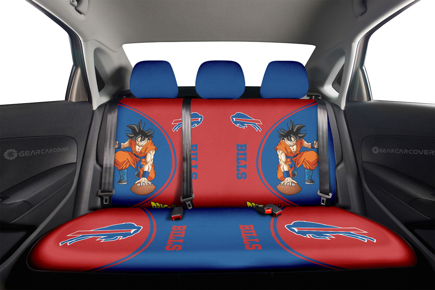 Buffalo Bills Car Back Seat Covers Custom Car Accessories For Fans - Gearcarcover - 2