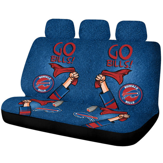 Buffalo Bills Car Back Seat Covers Custom Car Accessories - Gearcarcover - 1