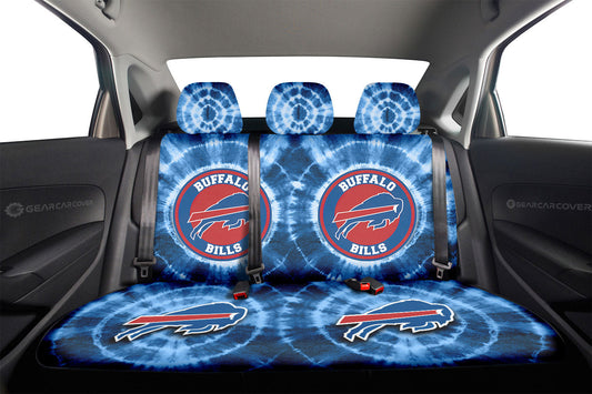 Buffalo Bills Car Back Seat Covers Custom Tie Dye Car Accessories - Gearcarcover - 2