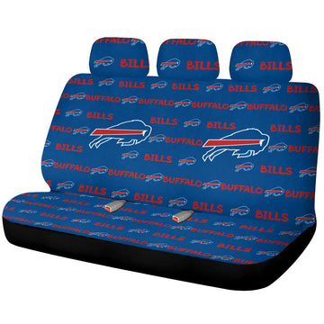 Buffalo Bills Car Back Seat Covers Sporty Team Collection - Gearcarcover - 1