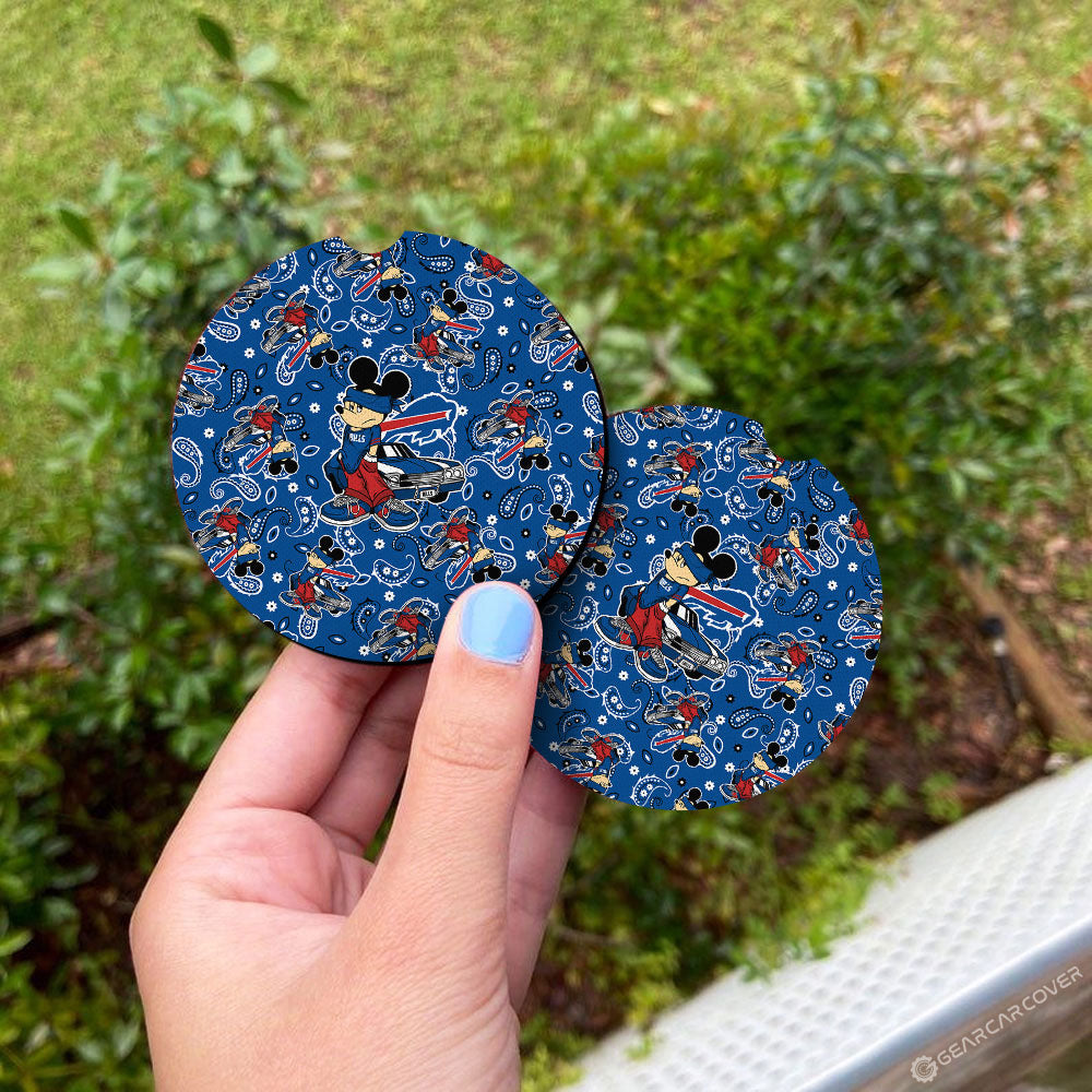 Buffalo Bills Car Coaster Set Cartoon Theme Collection - Gearcarcover - 3