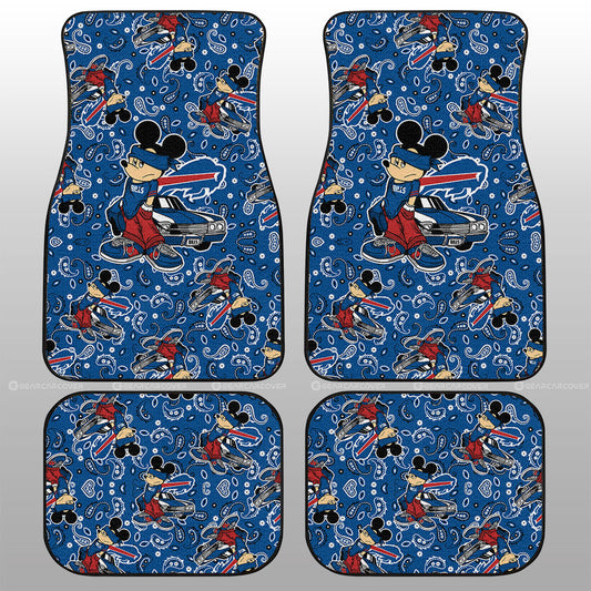 Buffalo Bills Car Floor Mats Cartoon Theme Collection - Gearcarcover - 1
