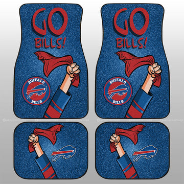 Buffalo Bills Car Floor Mats Custom Car Accessories - Gearcarcover - 1
