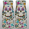 Buffalo Bills Car Floor Mats Custom Sugar Skull Car Accessories - Gearcarcover - 1