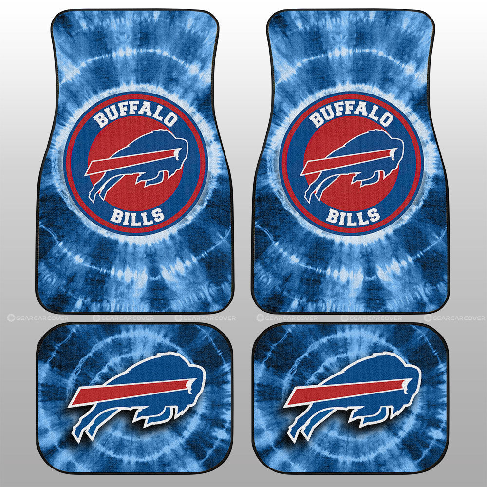 Buffalo Bills Car Floor Mats Custom Tie Dye Car Accessories - Gearcarcover - 1