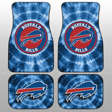 Buffalo Bills Car Floor Mats Custom Tie Dye Car Accessories - Gearcarcover - 1