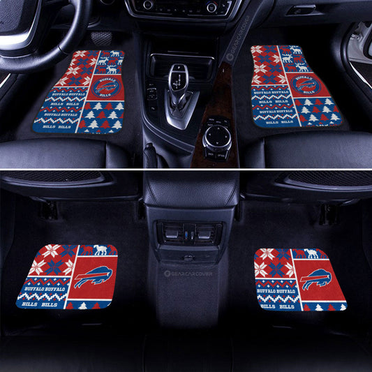 Buffalo Bills Car Floor Mats Custom Ugly Style Car Accessories - Gearcarcover - 2