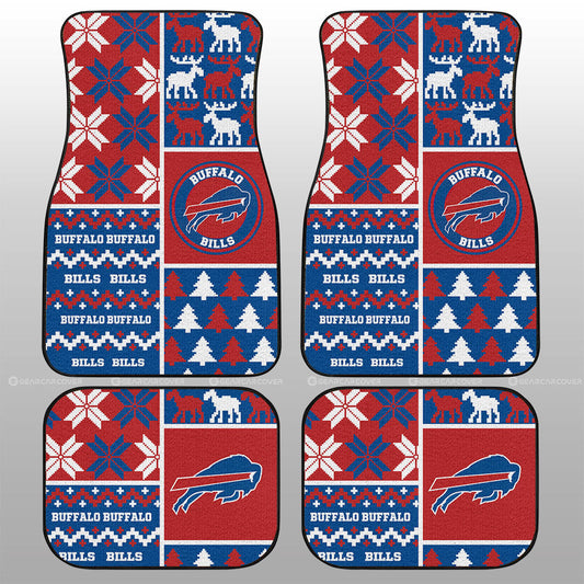 Buffalo Bills Car Floor Mats Custom Ugly Style Car Accessories - Gearcarcover - 1