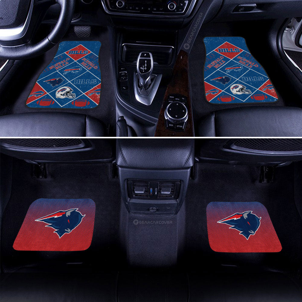 Buffalo Bills Car Floor Mats Sporty Team Collection - Gearcarcover - 3