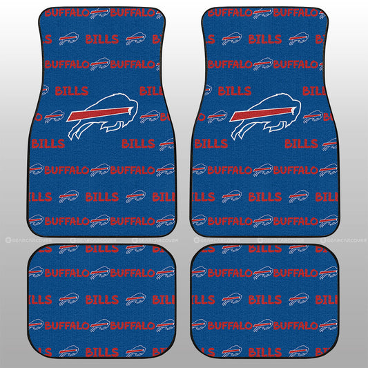 Buffalo Bills Car Floor Mats Sporty Team Collection - Gearcarcover - 1