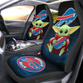 Buffalo Bills Car Seat Covers Baby Yoda Car Accessories For Fan - Gearcarcover - 1