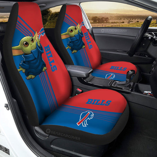 Buffalo Bills Car Seat Covers Baby Yoda Car Accessories - Gearcarcover - 2