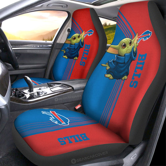 Buffalo Bills Car Seat Covers Baby Yoda Car Accessories - Gearcarcover - 1