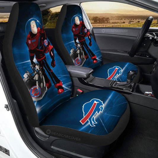 Buffalo Bills Car Seat Covers Buzz Lightyear Car Accessories For Fan - Gearcarcover - 2