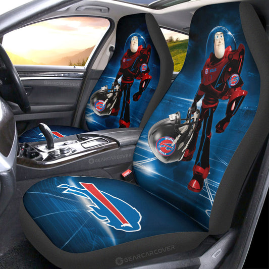 Buffalo Bills Car Seat Covers Buzz Lightyear Car Accessories For Fan - Gearcarcover - 1