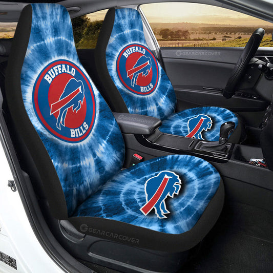 Buffalo Bills Car Seat Covers Custom Tie Dye Car Accessories - Gearcarcover - 2