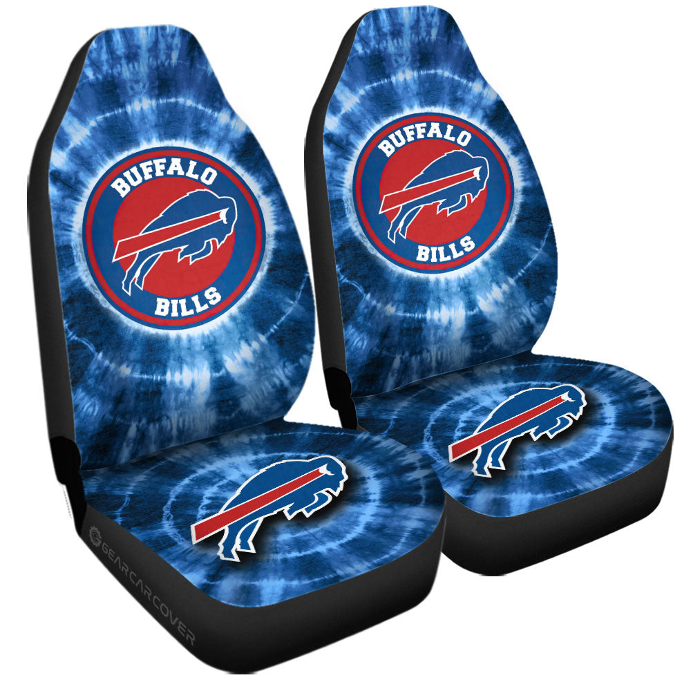 Buffalo Bills Car Seat Covers Custom Tie Dye Car Accessories - Gearcarcover - 3