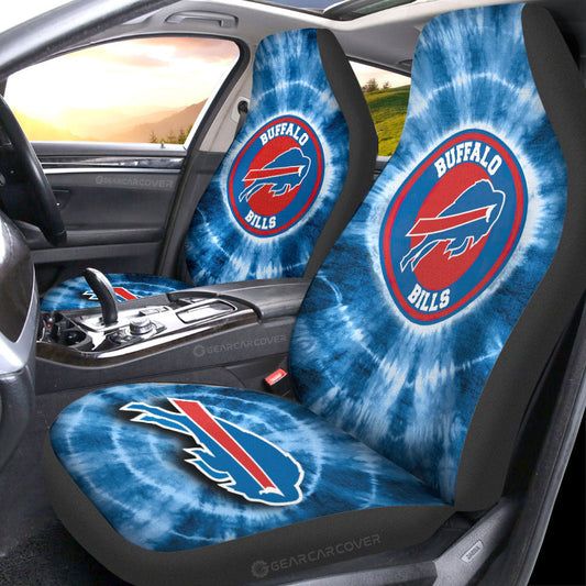 Buffalo Bills Car Seat Covers Custom Tie Dye Car Accessories - Gearcarcover - 1