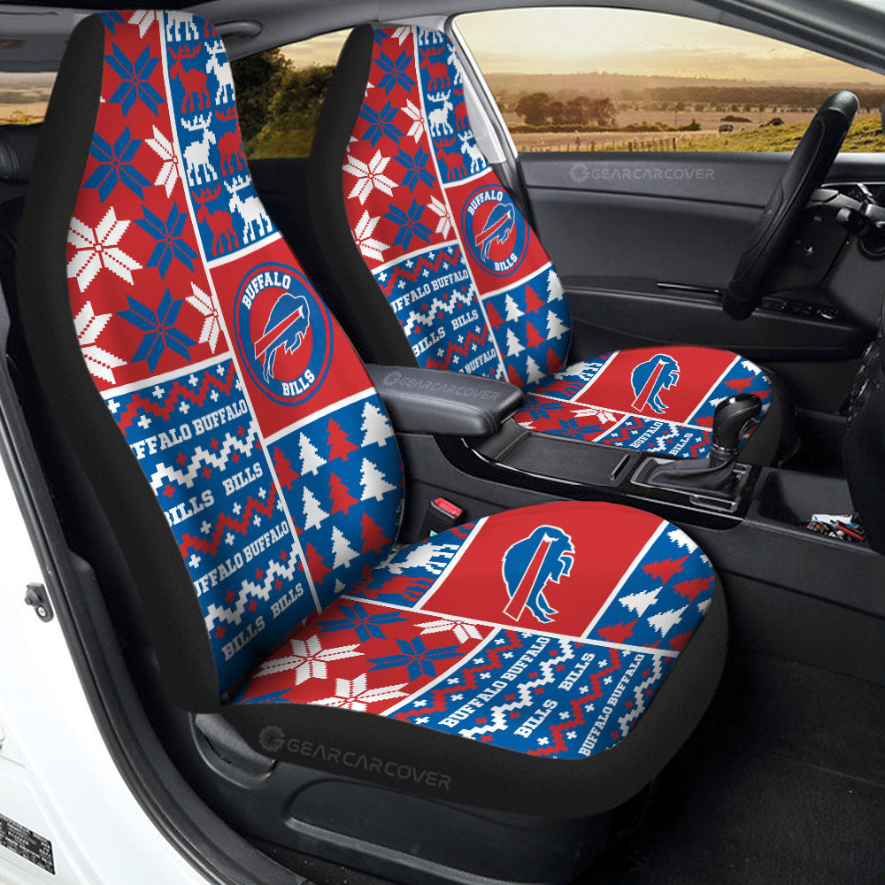 Buffalo Bills Car Seat Covers Custom Ugly Style Car Accessories - Gearcarcover - 2