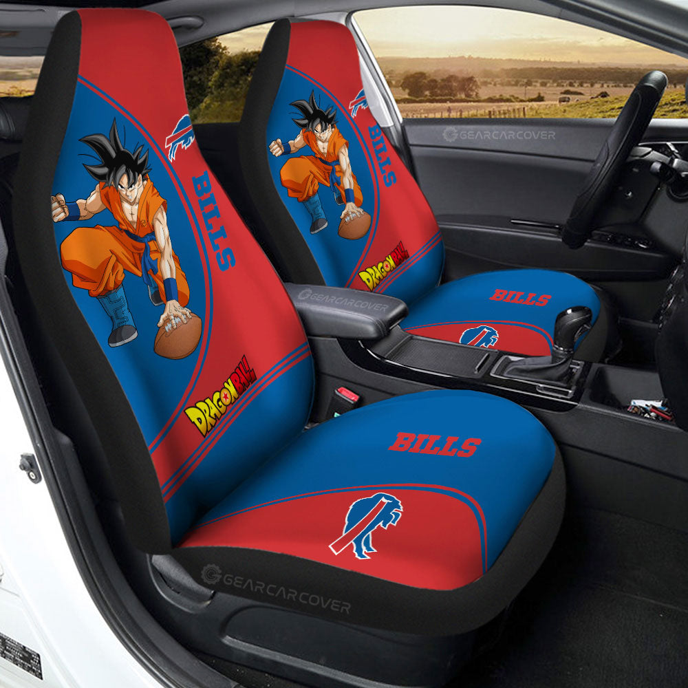 Buffalo Bills Car Seat Covers Goku Car Accessories For Fans - Gearcarcover - 2