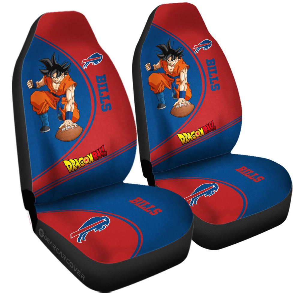 Buffalo Bills Car Seat Covers Goku Car Accessories For Fans - Gearcarcover - 3