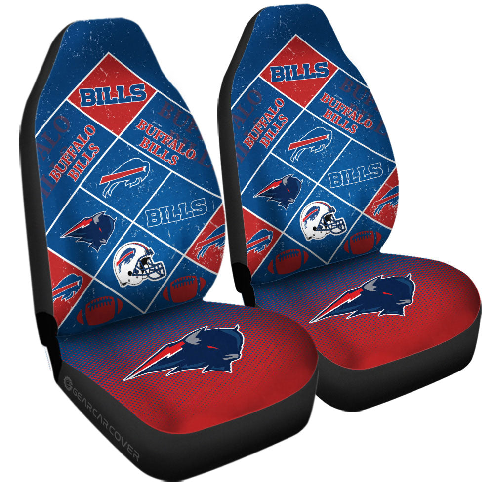 Buffalo Bills Car Seat Covers Sporty Team Collection - Gearcarcover - 3