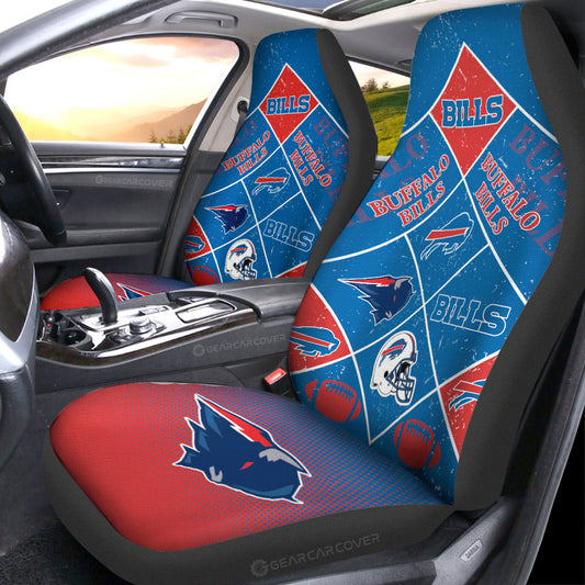 Buffalo Bills Car Seat Covers Sporty Team Collection - Gearcarcover - 1