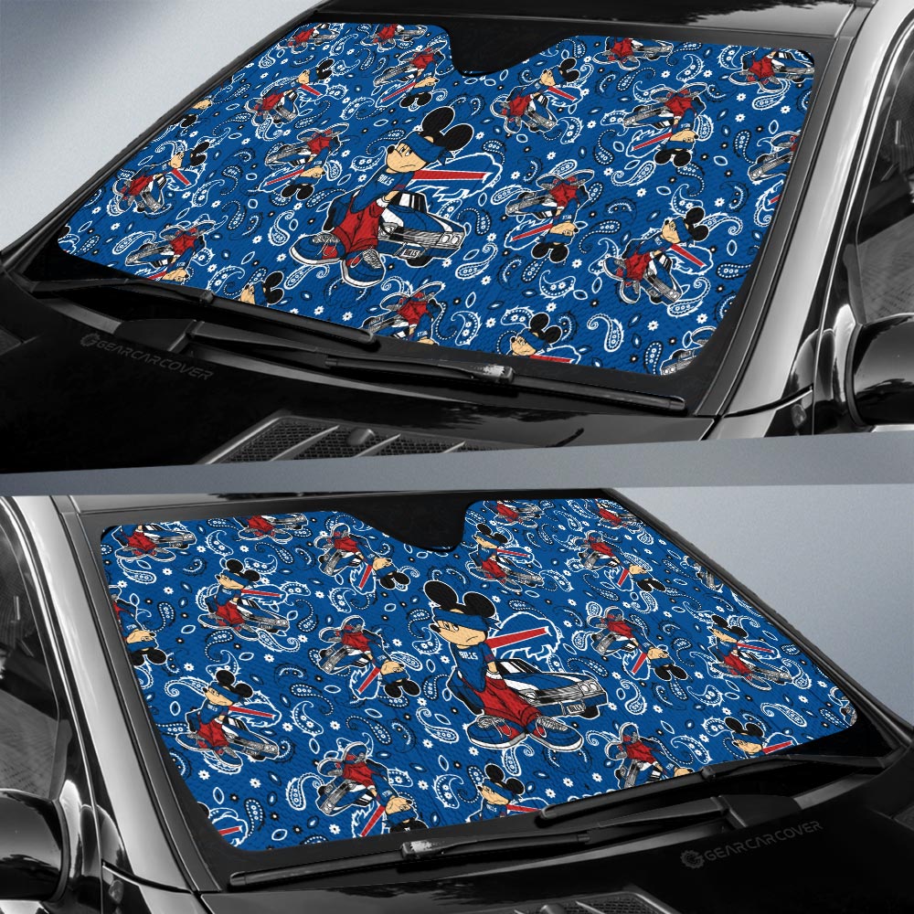 Buffalo Bills Car Sunshade Cartoon Theme Collection - Gearcarcover - 2