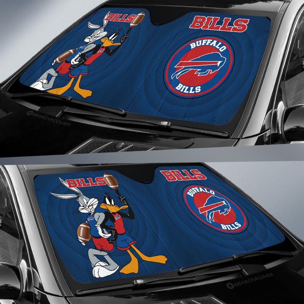 Buffalo Bills Car Sunshade Custom Car Accessories - Gearcarcover - 2