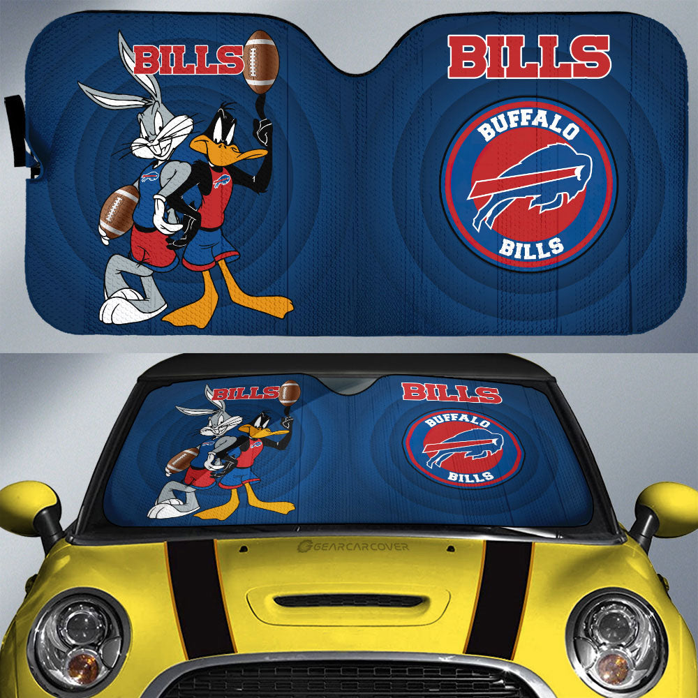 Buffalo Bills Car Sunshade Custom Car Accessories - Gearcarcover - 1