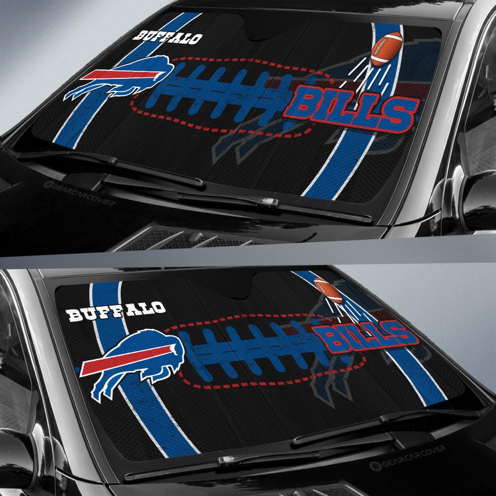 Buffalo Bills Car Sunshade Custom Car Accessories - Gearcarcover - 2