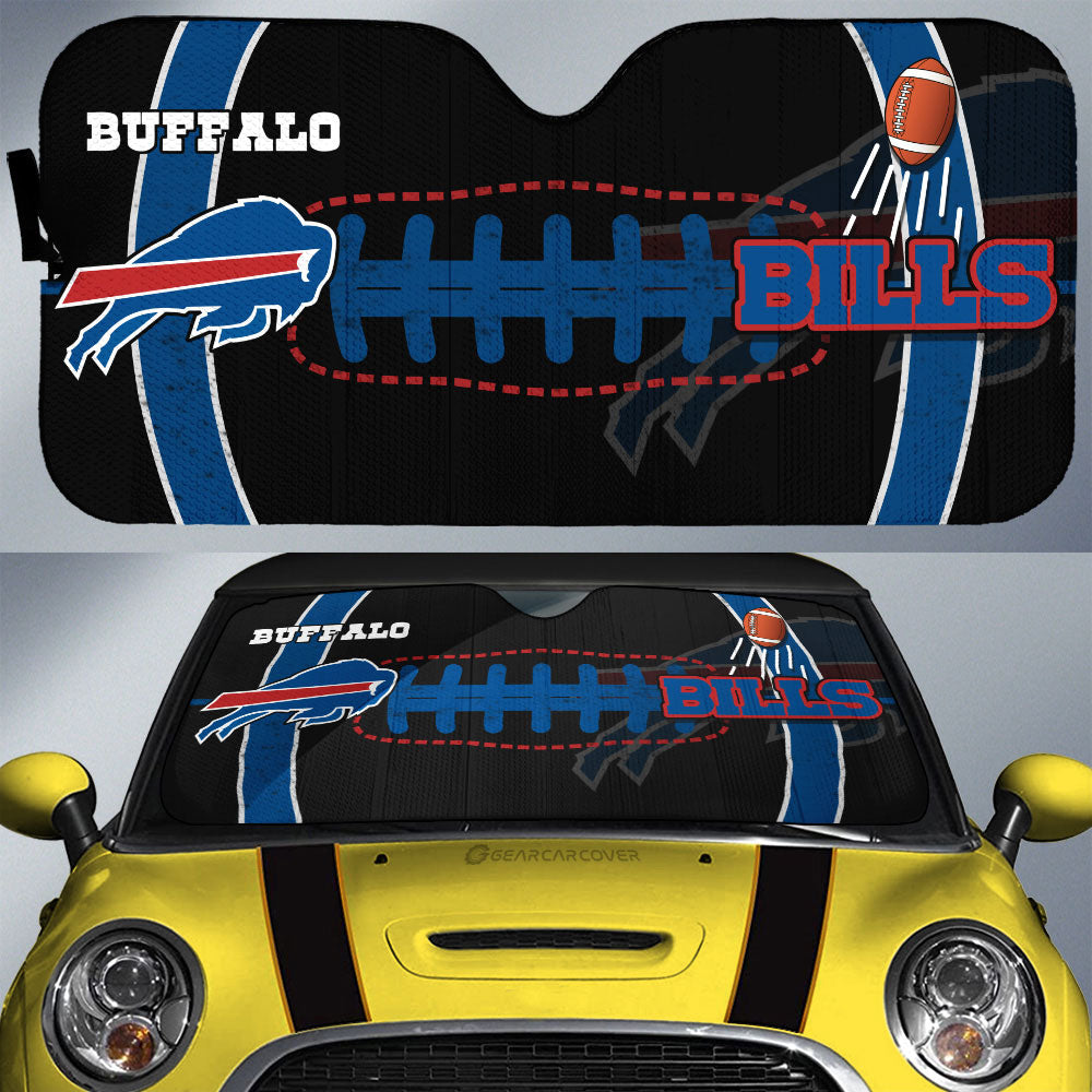 Buffalo Bills Car Sunshade Custom Car Accessories - Gearcarcover - 1