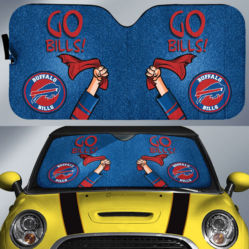 Buffalo Bills Car Sunshade Custom Car Accessories - Gearcarcover - 1