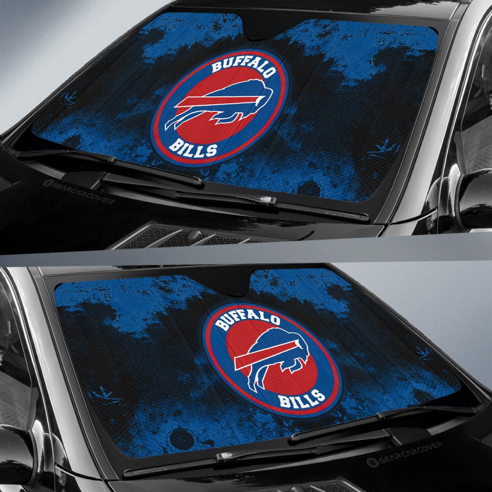 Buffalo Bills Car Sunshade Custom Car Accessories - Gearcarcover - 2