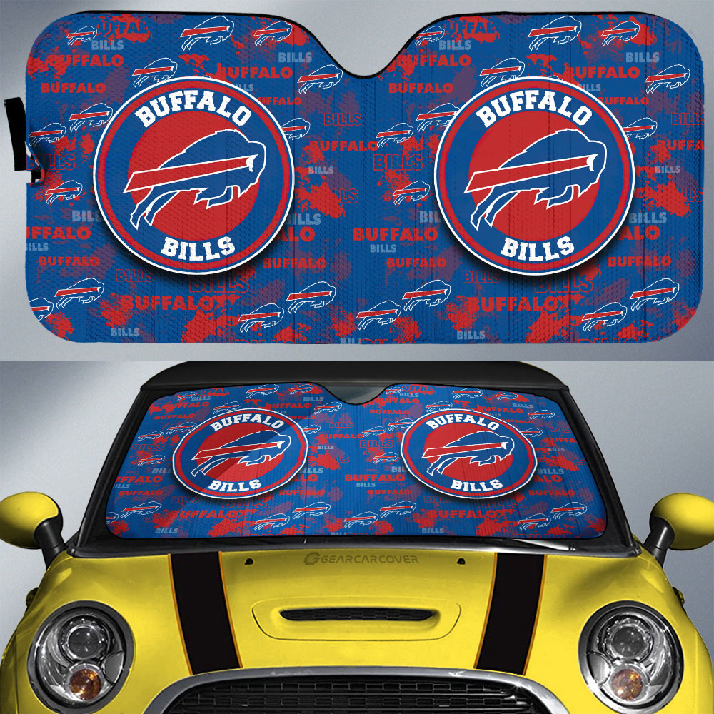 Buffalo Bills Car Sunshade Custom Car Accessories - Gearcarcover - 1