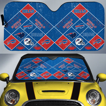 Buffalo Bills Car Sunshade Sporty Team Collection - Gearcarcover - 1