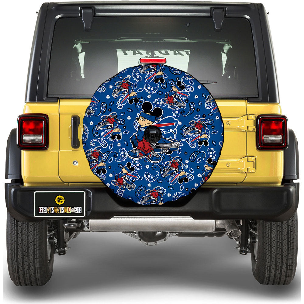 Buffalo Bills Spare Tire Covers Camera Hole Cartoon Theme Collection - Gearcarcover - 1